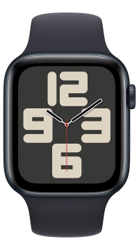 Apple Watch SE Mitternacht 44 mm Aluminium