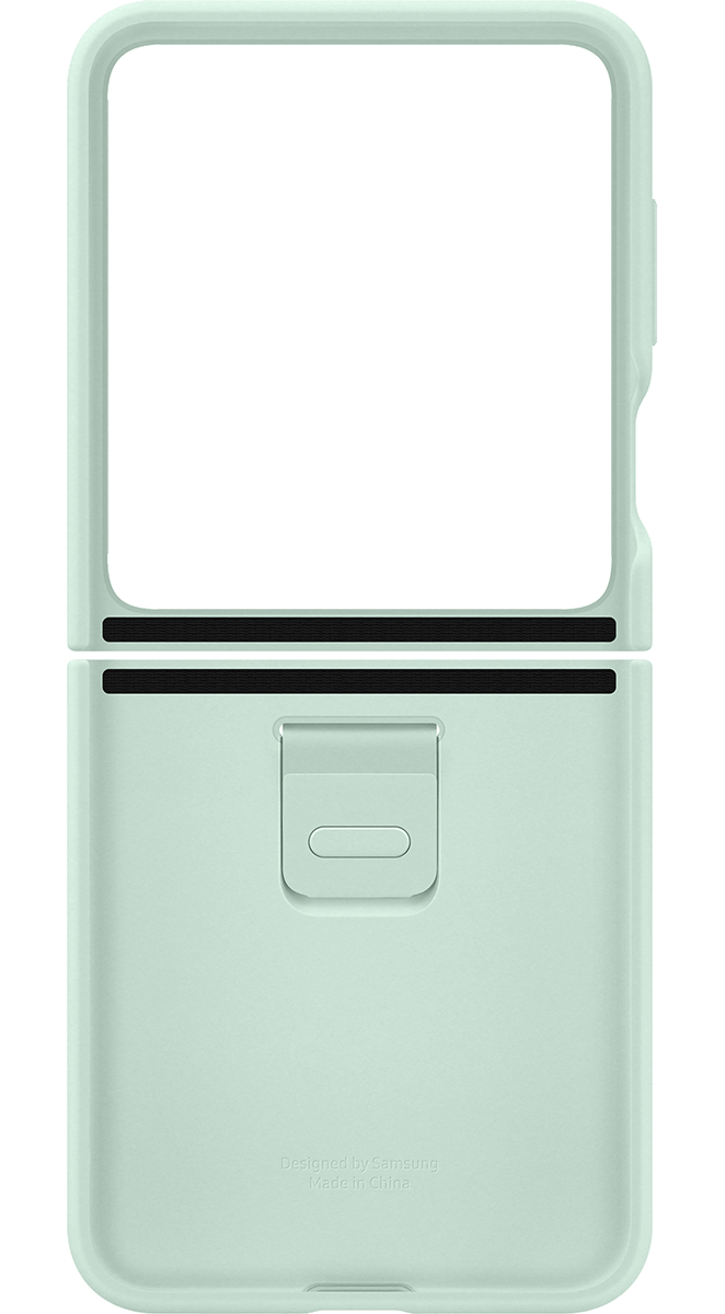 Samsung Galaxy Z Flip5 Silikon Case m. Ring Mint