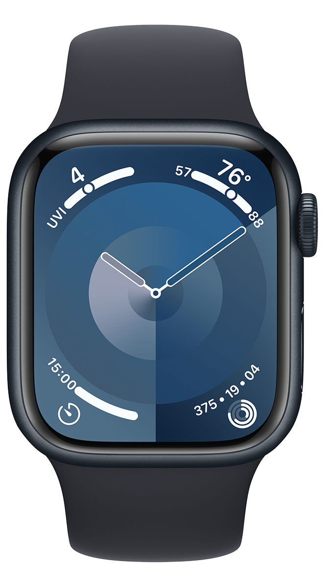 Apple Watch Series 9 Mitternacht 41 mm Aluminium